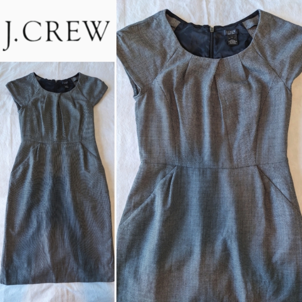 J. Crew 100% Wool Super 120's Dress